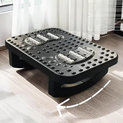 Foot Rest Under Desk Foot Stool Ergonomic with Massage Rocker Balance Board for Support