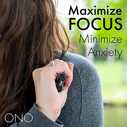 ONO Roller - Handheld Fidget Toy for Adults | Help Relieve Stress, Anxiety, Tension | Promotes Focus, Clarity | Compact, Portable Design (Purple, Junior Size - ABS Plastic) - size: Junior Size, style: ABS Plastic - Purple