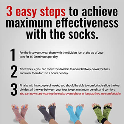 Charcoal Socks (Medium) and Peanut Ball Foot Massager - Plantar Fasciitis Relief - color: Charcoal, size: Medium