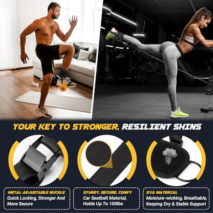 Ankle Straps for Dumbbell and Cable Machine, Dumbbell Foot Attachment with Longer Stronger Nylon Strap, Tibialis Trainer, Leg Extensions, Hamstring Curls for Women and Men - color: Black 2PC