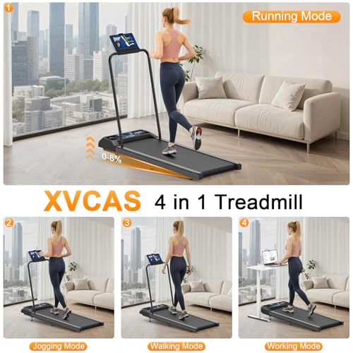 Walking Treadmill Pad with Incline Handle Bar