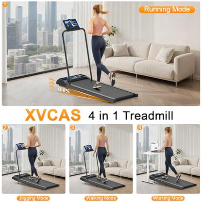 Walking Treadmill Pad with Incline Handle Bar