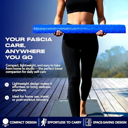 MELT 36-Inch Half Foam Roller Spinal Support Balance Training