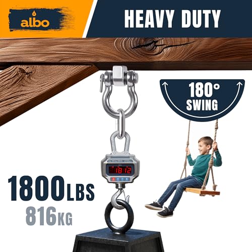 Albo 2 Pack Heavy Duty Swing Hangers – 8.7 Inch, 304 Stainless Steel, 1800 lbs Swivel Hooks for Hammock, Porch, Gym, Punching Bag, Yoga, Playground, Ceiling Mount for Wood & Concrete Indoor Outdoor - size: 8.7'' Bolt 2pcs