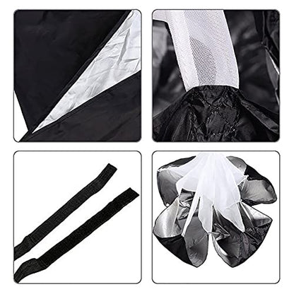 Resistance Parachute Running Umbrella, with Adjustable Strap Speed Resistance Training Parachute Equipment, for Fitness Explosive Power Training(Color:Yellow) - color: Yellow