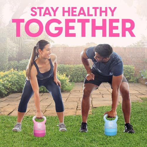 Yes4All Kettlebell Sets - Adjustable Kettlebell Set for Strength Training - Kettlebells Adjustable Weight for Versatile Workouts - color: C. Pink, style: A. Single
