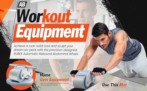 Ab Roller Wheel Ab Workout Equipment Ab Exercise Equipment Workout Equipment Home Gym Equipment Ab Machine for Men Women for Abdominal & Core Strength Training