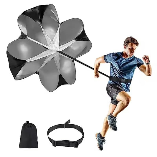 EatingBiting Umbrella Football Speed Training Running Drag Parachute Soccer Training Fitness Equipment Speed Drag Chute Physical Training Equipment
