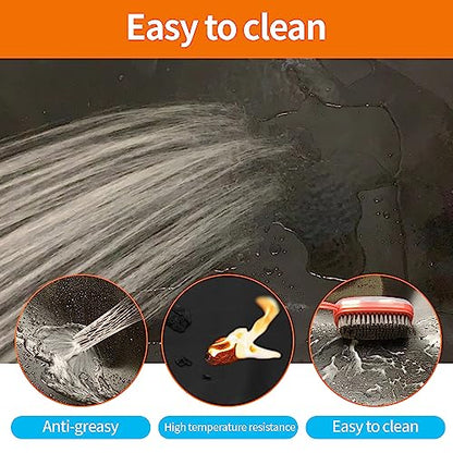 Under Grill Mats for Outdoor Grill - 48x40 Inch BBQ Mat for under Barbecue - Double-Sided Fireproof Patio & Deck Protector Mat - Fire Pit Mat -Oil-Proof Grill Floor Pads - Stove Mat Patio Accessories - size: 40x48 inch double side fireproof