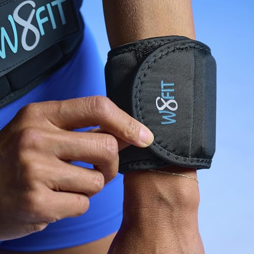 W8FIT Adjustable Wearable Wrist Arm Weights for Walking, Fitness, and Physical Therapy - size: MEDIUM 3 LBS PAIR (1.5 LB each)