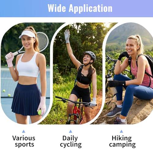 Ice Silk Sunscreen Gloves UV Protection Mittens Non-Slip Touch Screen Driving Gloves for Cycling Riding Golfing Hiking