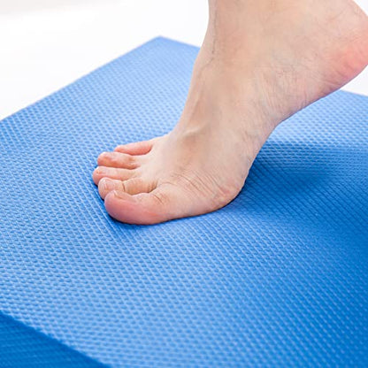 Stability Trainer Pad - Foam Balance Exercise Pad Cushion for Therapy, Yoga, Dancing Balance Training, Pilates,and Fitness - color: Blue