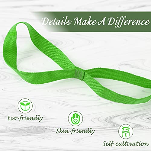 Stretching Strap Yoga Strap Physical Therapy for Home Workout, Exercise, Pilates and Gymnastics, 10 Loops Non-Elastic Stretch Bands with Aesthetic Packaging for Women & Men