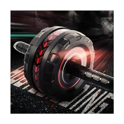 Exercise Wheels Wear-Resistant Abdominal Wheels No Noise Dual Ab Roller Wheel Abdominal Roller Stretch Trainer Exercise Roller New