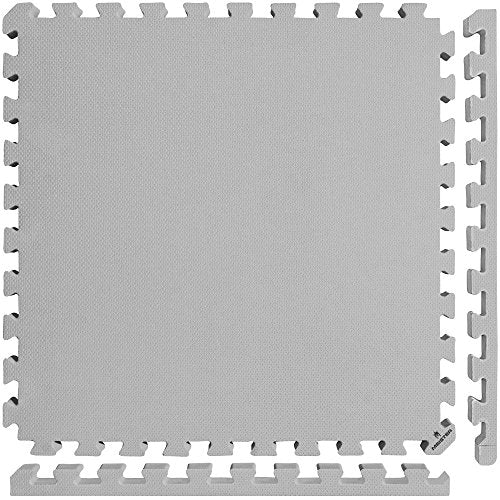 Meister X-Thick 1.5" Interlocking EVA Foam Mats - GY - 10 Tiles (40 Sqft) - color: Grey, size: 10 Tiles (40 Sqft)