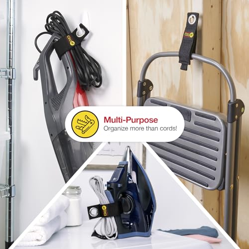 Heavy-Duty Wrap-It Storage Straps - 10" (6-Pack) Silver - color: Silver, size: 10-in. (6-Pack)