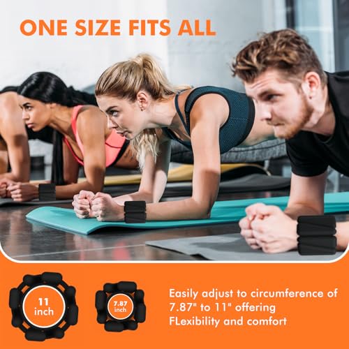 Wrist Weights, Ankle Weights for Women Men, Adjustable Wrist Weighted Bracelet for Home Gym Workout, Running, Yoga, Exercise, Strength Training