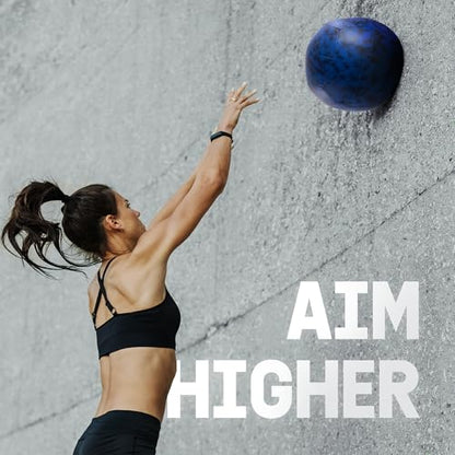 Yes4All OM6G Wall Ball, Soft Medicine Ball, 4.4 lbs (2 kg), for Core Training and Workouts