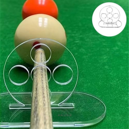 Pool Cue Practice Equipment Portables Billiard Practice Device for Travel Friendly Skills Development Precisions Cue Alignment Trainer