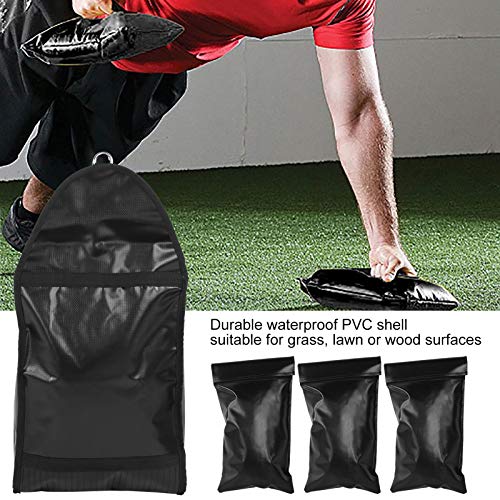 Adjustable Sandbag Weight Loading System with Waist Belt, Fitness Training Sand Bags for Running Exercise, 360 - Degree Adjustable Resistance Equipment with Handles for Strength an