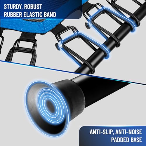 Yes4All Rebounder Trampoline for Adults, 48-Inch, 350 LBS Stable & Silent Exercise Trampoline for Rebounding, Jumping Cardio