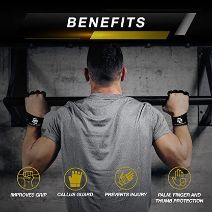 New Ventilated Weight Lifting Workout Gloves with Built-in Wrist Wraps for Men and Women - Great for Gym Fitness, Cross Training, Hand Support & Weightlifting. - size: Small