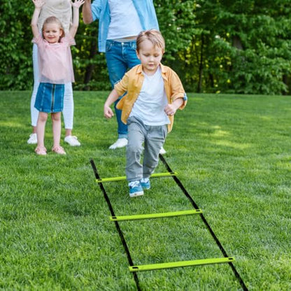 GHB Agility Ladder 1PCS Agility Cones 50PCS Hex Agility Rings 1 Pack