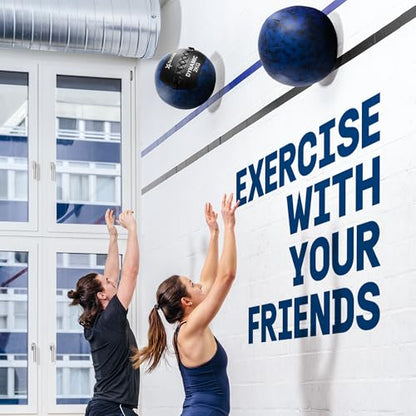 Yes4All OM6G Wall Ball, Soft Medicine Ball, 4.4 lbs (2 kg), for Core Training and Workouts