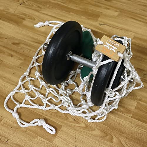 Homemade Weight Net - White Polyester, 5-440 lb - Versatile Net for Cable Machine Attachment - Supports 5-440 lb for Weight Cable Pulley System - Sand Bag Attachment for Stones & Bricks