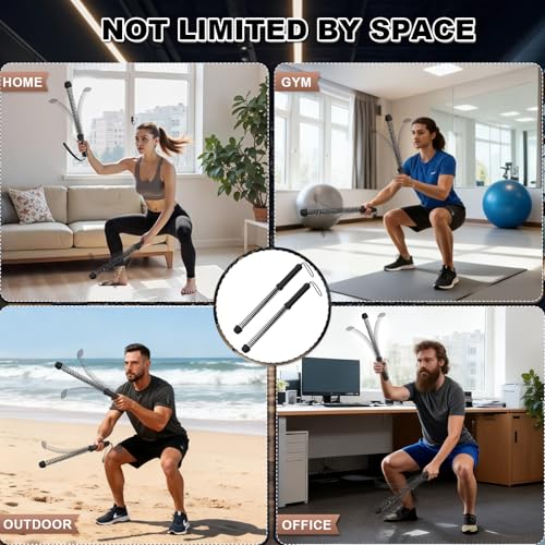 Cordless Battle | Ropeless Training Equipment for Home Gym Workout, Weighted Fitness Rope for HIIT, Cardio & Strength Training for Men & Women, Portable Exercise Rope.