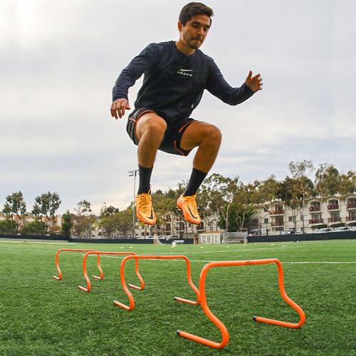 AGORA 12" Speed & Agility Sports Training Hurdles - Set of 4