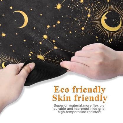 Space Galaxy Constellation Yoga Mat Non Slip Thick Kids Eco Friendly Rubber Workout Foldable Yoga Mat Women Exercise