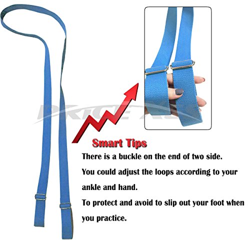 Door Flexibility & Stretching Leg Strap - Great for Ballet Cheer Dance Gymnastics or ANY Sport Leg Stretcher Door Flexibility Trainer Premium stretching equipment