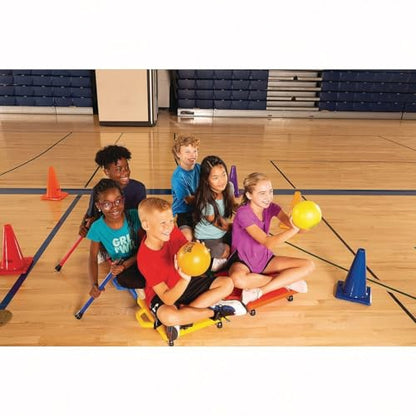 S&S Worldwide Heavy Duty Flexible Vinly Poly Cones 18 inch High, Set of 6