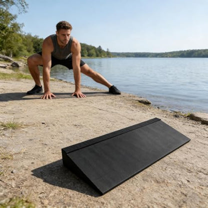 Squat Wedge Block, Calf Stretch Board, Calf Raise Block, Squat Ramp, Non-Slip Workout Equipment, Squat-Blocks Wedge Heel Elevation For Men Women Home Gym Exercise Fitness Raise Strength Performan