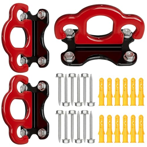 Heavy Duty Resistance Band Wall Anchor, 3PCS Battle Rope Hook for Yoga Hammock & Strength Training