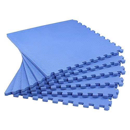 3/4 Inch Thick Multipurpose EVA Foam Floor Tiles, Interlocking Floor Mat for Indoor Gym and Home Use