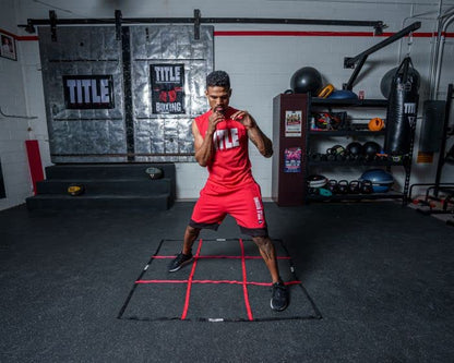 TITLE Boxing Agility Cube - Speed & Agility, Foot Work, Boxing Improvement, Coordination