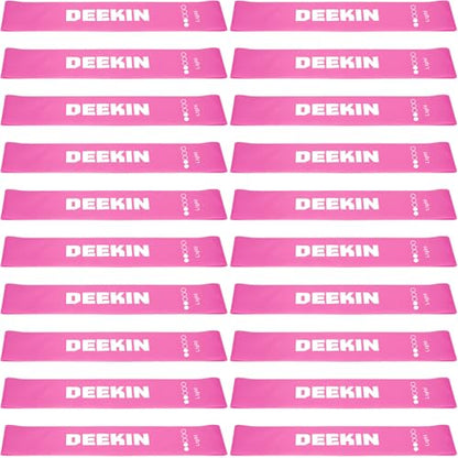 20 Pcs Resistance Bands Resistance Loop Exercise Bands Exercise Equipment Elastic Drag Ring for Women and Men Home Fitness, Gym, Yoga - color: Pink, style: 25-30 Lbs