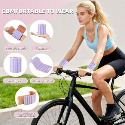 Magnetic wristband, weight-bearing training, adjustable wrist ankle weight band, detachable fitness equipment, small and portble muscle training, 1.1lbs and 2.2lbs