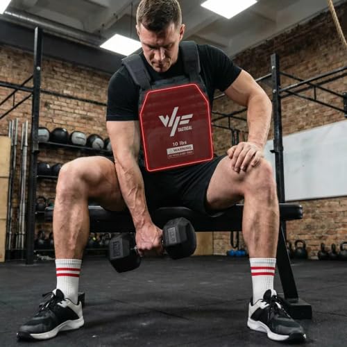 Weight Plates - Steel Pair for Weighted Vests - Fits WFT & Most Vests - Ideal for Running, Cross Training & Strength Workouts