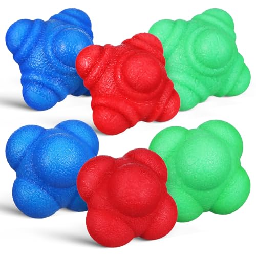 6pcs Reaction Training Agility Coordination for Sports Practice Hand-Eye Coordination Fun for All Ages Lightweight Portable