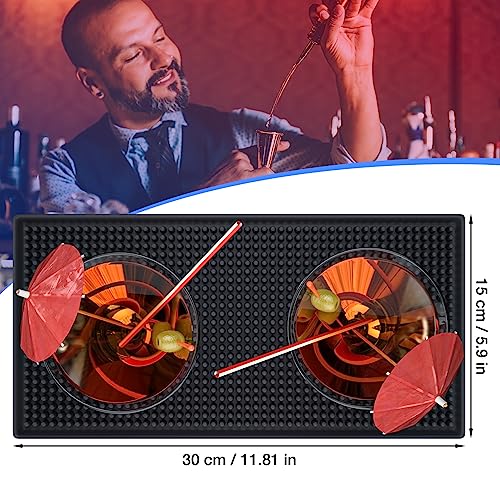 Noverlife Barber Work Station - Flexible PVC Heavy Duty Antiskid Rubber Mat for Salon, Heat-Resistant Pad for Hair Tools