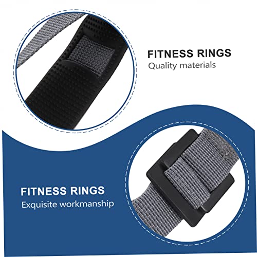 Adjustable Gymnastic Rings Set for Strength Training 2 Pcs Fitness Rings Heavy-Duty Straps Suitable for Home Workouts and Boys and Girls Shoulder Joint Training