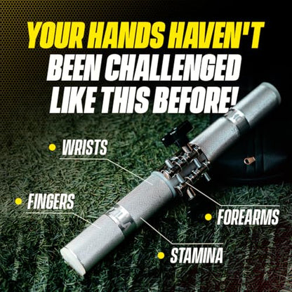 GRIPZILLA Dynamo Forearm Strengthener and Wrist, Comfortable Grip and a Durable Design Roller Perfect for Men and Women - Ideal for Hand, Wrist, and Forearm Strength Training, Workout - Wrist/Arm Builder