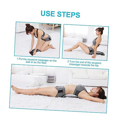 Lumbar Stretcher for Relief Ergonomic Spine Deck Relax and Stretch Your for Home Use Supports Natural Spine Curvature