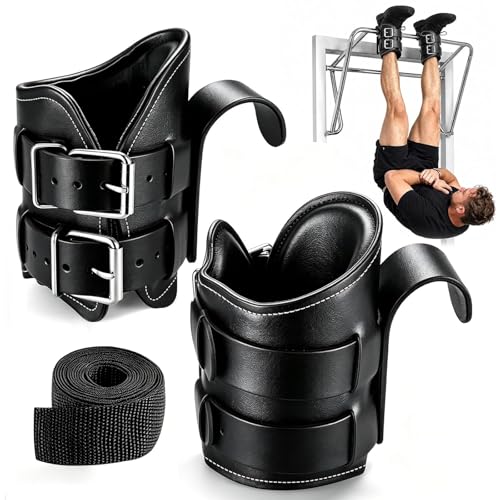 Anti Gravity Inversion Boots for Hanging Upside Down,Inversion Boots for Inversion Decompression Stretching and Abdominal Exercise,Strength Training Inversion Equipment for Home Gym