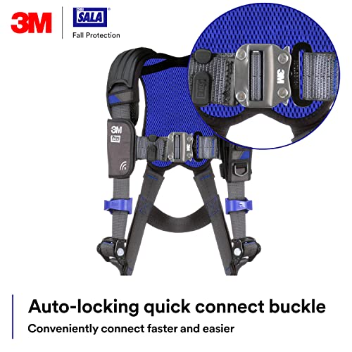 3M unisex 3m Dbi-sala Exofit X300 Comfort Vest Safety Harness Fall Protection - size: Medium