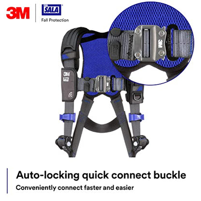 3M unisex 3m Dbi-sala Exofit X300 Comfort Vest Safety Harness Fall Protection - size: Medium