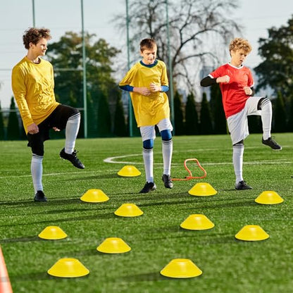 12 Pcs Mini Soccer Cones for Sport Agility Disc Cones Soccer Training for Agility Drills Sports Football